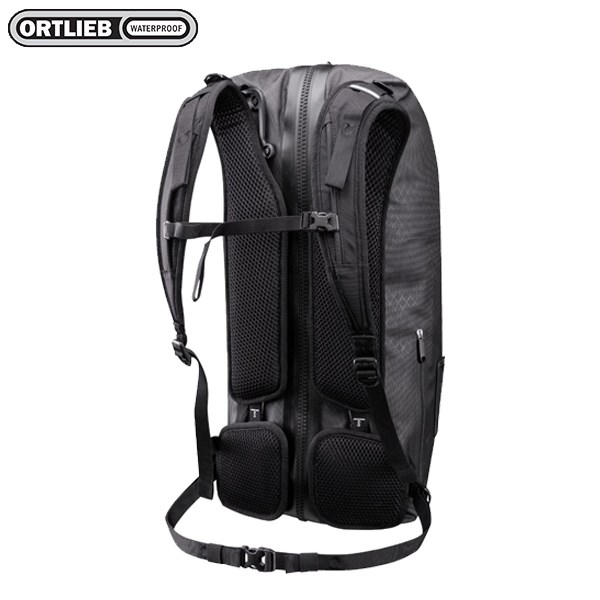 德國【ORTLIEB】Atrack Metrosphere 34L 黑色壓紋防水背包 (德國製)