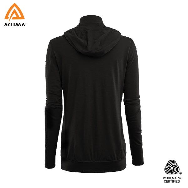挪威[ACLIMA] LW Reinforced Hoodie W / 歐洲製女款美麗諾羊毛輕量連身帽T