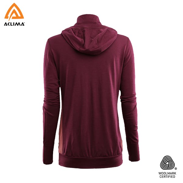 挪威[ACLIMA] LW Reinforced Hoodie W / 歐洲製女款美麗諾羊毛輕量連身帽T