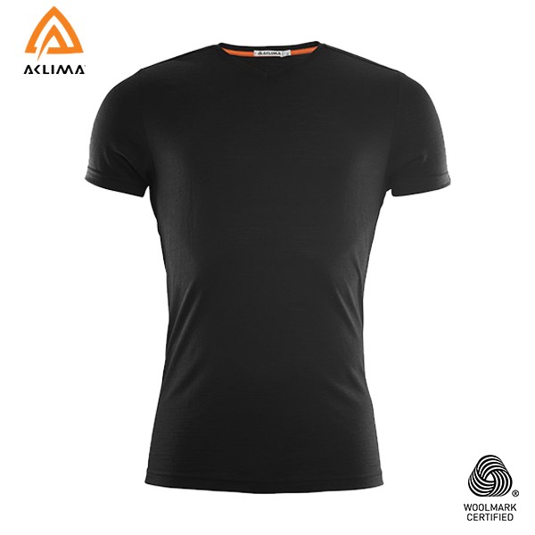 挪威[ACLIMA] LW T-SHIRT V-NECK M / 歐洲製男款美麗諾羊毛V領輕量T恤