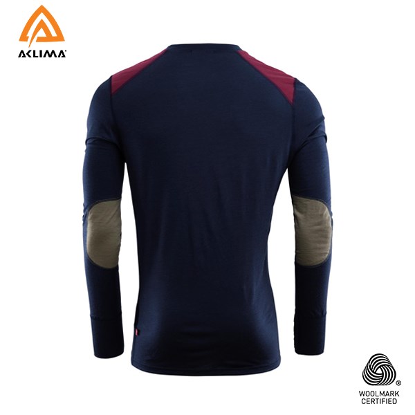 挪威[ACLIMA] LW Reinforced Crewneck M / 歐洲製男款美麗諾羊毛快乾長袖T-SHIRT
