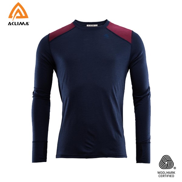 挪威[ACLIMA] LW Reinforced Crewneck M / 歐洲製男款美麗諾羊毛快乾長袖T-SHIRT