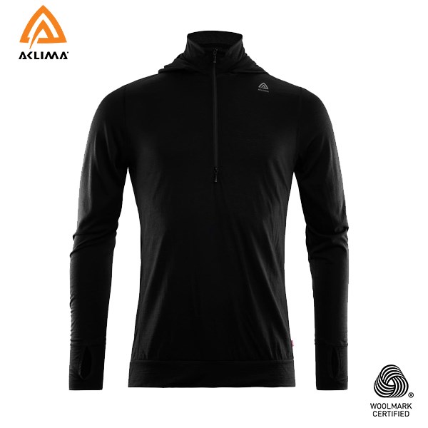 挪威[ACLIMA] LW Reinforced Hoodie M / 歐洲製男款美麗諾羊毛輕量連身帽T