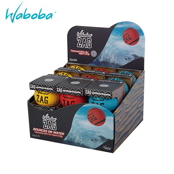 瑞典[WABOBA] ZAG 水上彈力球/三色棒球款/露營休閒玩具 / 戶外玩具 