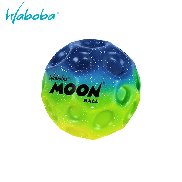 瑞典[WABOBA] Gradient Moon Ball 炫彩彈力球(月球款)(隨機出貨)