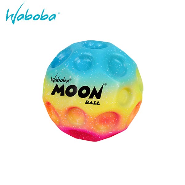 瑞典[WABOBA] Gradient Moon Ball 炫彩彈力球(月球款)(隨機出貨)