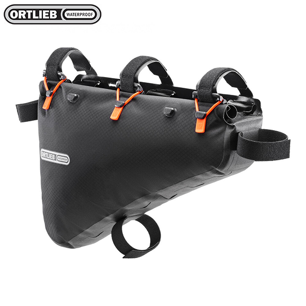 德國【ORTLIEB】Frame-Pack RC 4L 捲式防水下管袋 黑 德國製