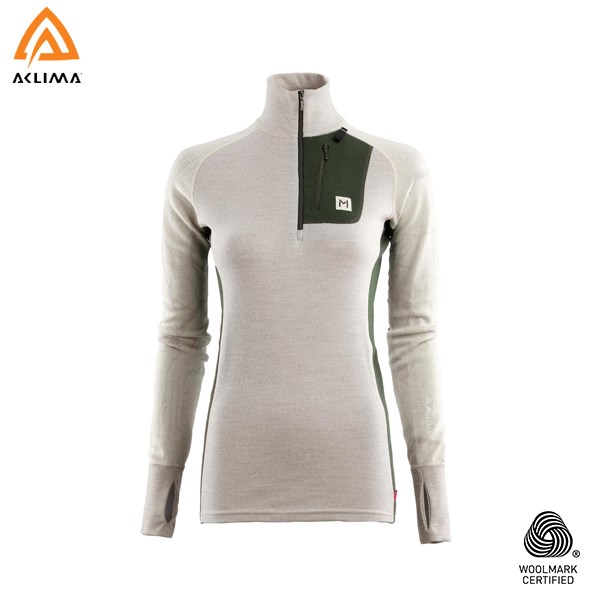 挪威[ACLIMA]Lars Monsen Femunden Polo W / 歐洲製拉爾斯蒙森．費蒙登女款美麗諾快乾羊毛Polo衫