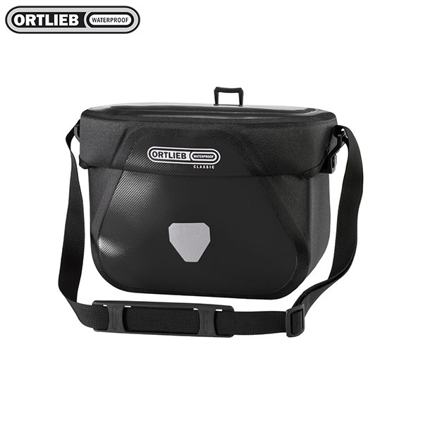 德國[ORTLIEB] Ultimate Six Classic (6.5L) / 亮面防水車把袋-肩背兩用包 不含零件 德國製
