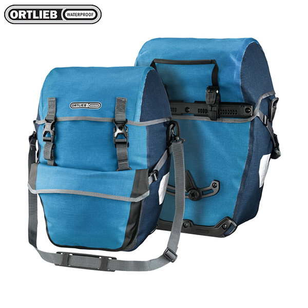 德國[ORTLIEB] Bike-Packer Plus (pair) / 霧面防水馬鞍袋-肩背四用包(一對)(需另購背架)