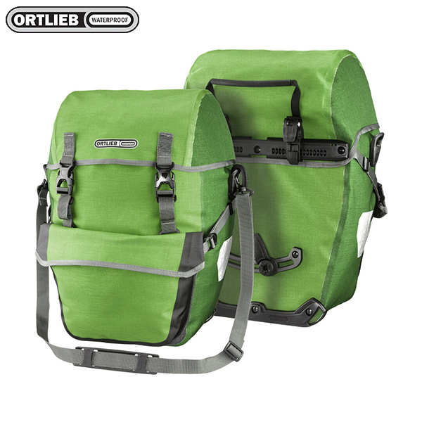 德國[ORTLIEB] Bike-Packer Plus (pair) / 霧面防水馬鞍袋-肩背四用包(一對)(需另購背架)
