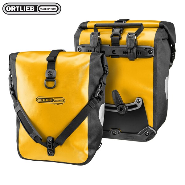 德國[ORTLIEB] Sport-Roller Classic (pair) -亮面防水馬鞍袋-肩背四用包(一對)可掛,手提,肩背及雙肩(需另購背架)