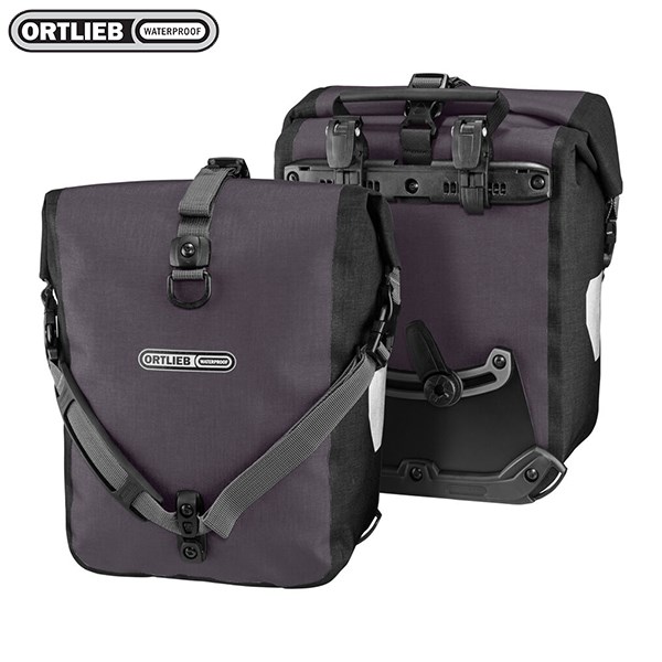 德國[ORTLIEB] Sport-Roller Plus (pair) -霧面防水馬鞍袋-肩背四用包(一對)可掛,手提,肩背及雙肩(需另購背架)