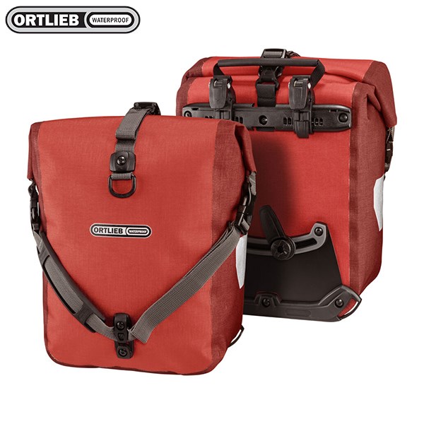 德國[ORTLIEB] Sport-Roller Plus (pair) -霧面防水馬鞍袋-肩背四用包(一對)可掛,手提,肩背及雙肩(需另購背架)
