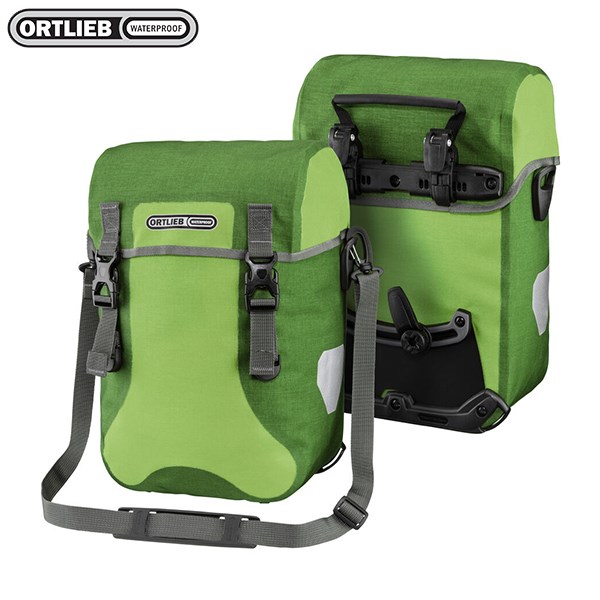 德國[ORTLIEB] Sport-Packer Plus -霧面防水馬鞍袋-肩背四用包(一對)可掛,手提,肩背及雙肩(需另購背架)