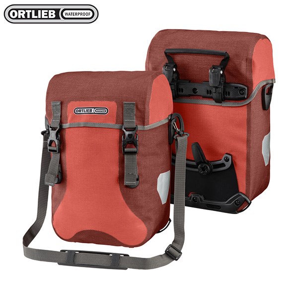 德國[ORTLIEB] Sport-Packer Plus -霧面防水馬鞍袋-肩背四用包(一對)可掛,手提,肩背及雙肩(需另購背架)