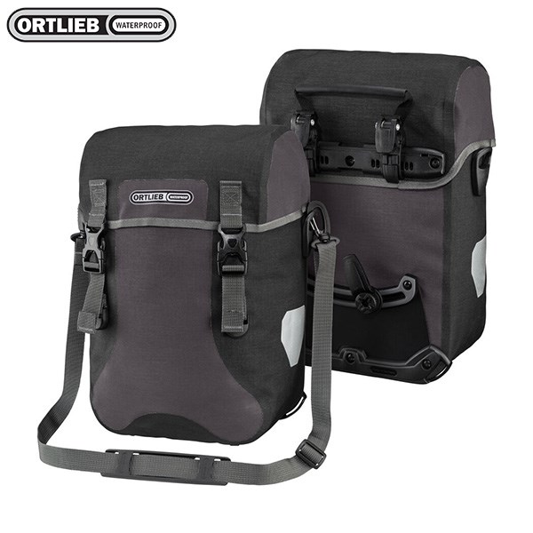 德國[ORTLIEB] Sport-Packer Plus -霧面防水馬鞍袋-肩背四用包(一對)可掛,手提,肩背及雙肩(需另購背架)