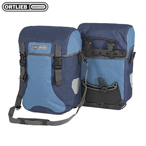 德國[ORTLIEB] Sport-Packer Plus -霧面防水馬鞍袋-肩背四用包(一對)可掛,手提,肩背及雙肩(需另購背架)