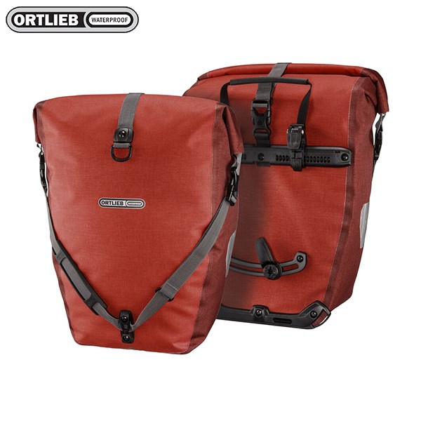德國[ORTLIEB] Back-Roller Plus (pair) -霧面防水馬鞍袋-肩背四用包(一對)可掛,手提,肩背及雙肩(需另購背架)