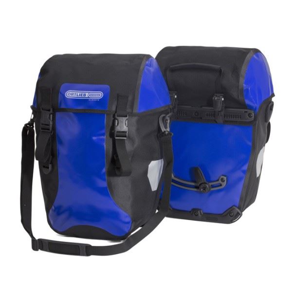 德國[ORTLIEB] Bike-Packer Classic (pair)-亮面防水馬鞍袋-肩背四用包(一對)可掛,手提,肩背及雙肩背(需另購背架)