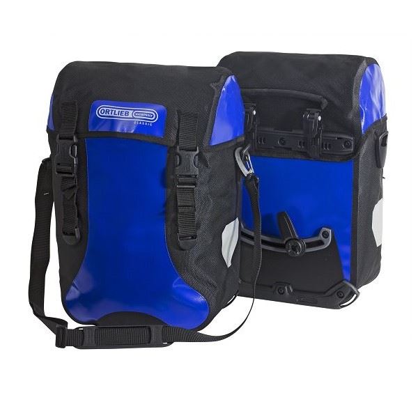 德國[ORTLIEB] Sport-Packer Classic (pair)(2*15L) / 亮面防水馬鞍袋-肩背四用包(一對)可掛,手提,肩背及雙肩(需另購背架)