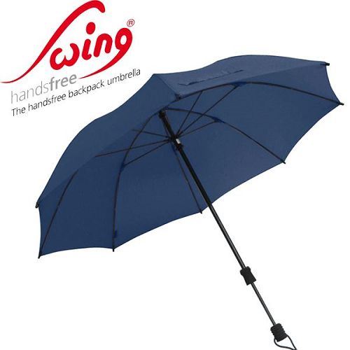 德國[EuroSCHIRM] 德國高級雨傘品牌 SWING HANDSFREE / 免持健行傘 大(深藍)
