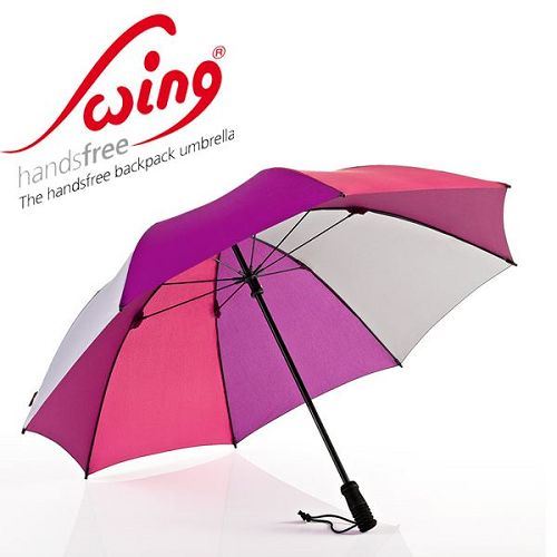 德國[EuroSCHIRM] 德國高級雨傘品牌 SWING HANDSFREE / 免持健行傘 大(深紫)