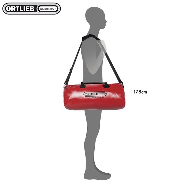 德國[ORTLIEB] Rack-Pack (49L) / 防水亮面旅行袋(德國製)/圓筒運動型防水旅行袋/戶外腳踏車自行車防水包袋
