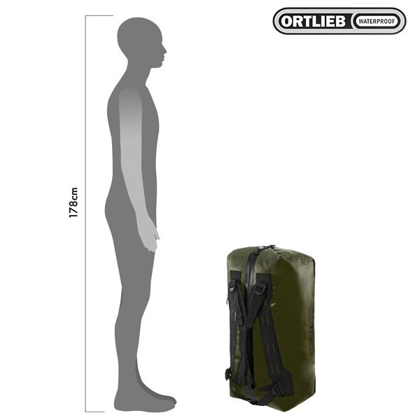 德國[ORTLIEB] Duffle (85L) / 防水亮面三用背包(單肩/雙肩/手提)可上鎖 德國製