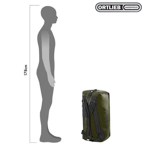 德國[ORTLIEB] Duffle (60L) / 防水亮面三用背包(單肩/雙肩/手提) 可上鎖 德國製