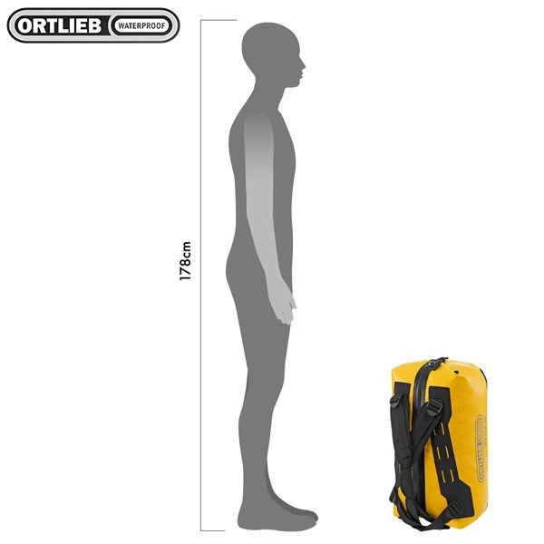 德國[ORTLIEB] Duffle (40L) / 防水亮面三用背包(單肩/雙肩/手提)可上鎖 德國製
