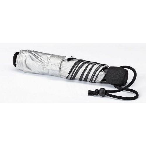 德國[EuroSCHIRM] 德國高級雨傘品牌 LIGHT TREK ULTRA / 超輕量折疊傘(銀)UPF50+