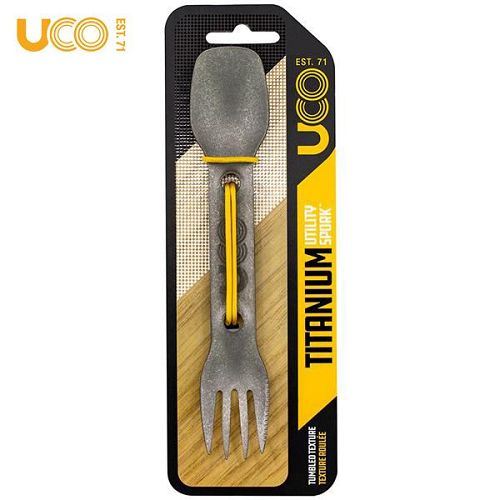 美國【UCO】TITANIUM UTILITY SPORK 多功能鈦餐具/ 簡易鈦餐具 / 鈦無雙酚A /戶外用餐具 耐熱240度 至 -20度