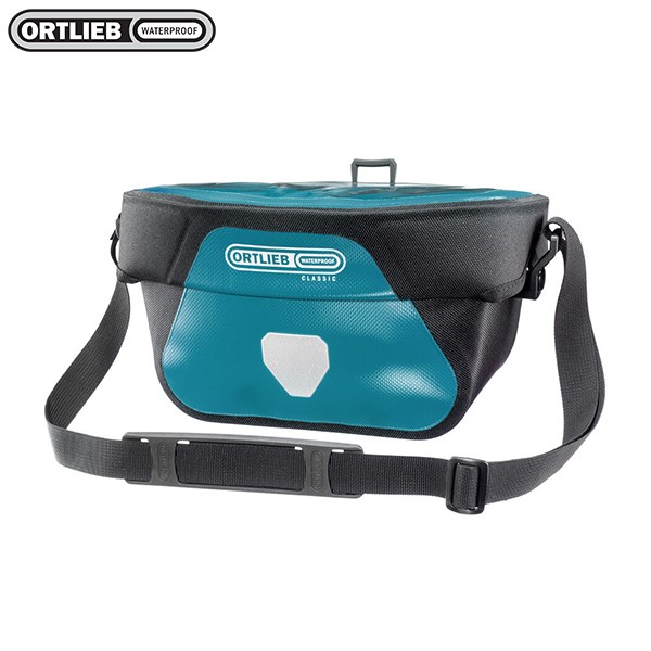 德國[ORTLIEB] Ultimate Six Classic (5L) / 亮面防水車把袋-肩背兩用包(S) 不含零件 德國製