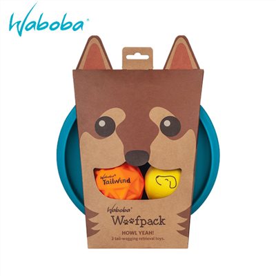 瑞典[WABOBA] Waboba Woofpack / 寵物玩具組