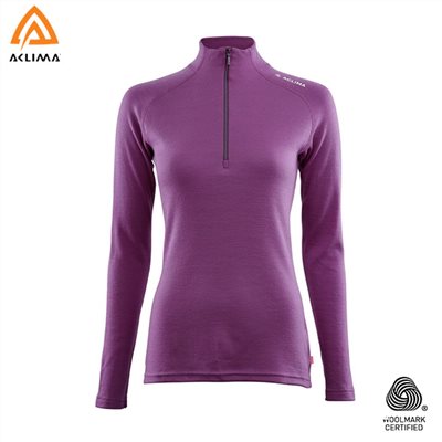 挪威[ACLIMA]WW Mock Neck W / 歐洲製女款美麗諾快乾羊毛衣