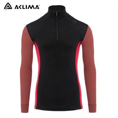 挪威[ACLIMA] WW MOCK NECK W/Zip M / 歐洲製男款美麗諾快乾羊毛衣