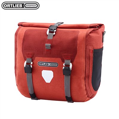 德國[ORTLIEB] Handlebar Pack Plus / 防水自行車車把袋 / 捲口式車把袋 附肩帶 德國製