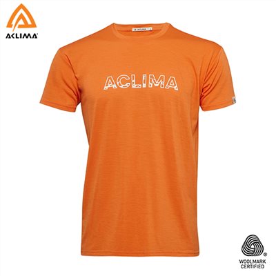 挪威[ACLIMA] LW Classic Tee Logo M / 歐洲製男款美麗諾羊毛輕量LOGO T恤 / 短袖T-Shirt / 快乾排汗吸濕