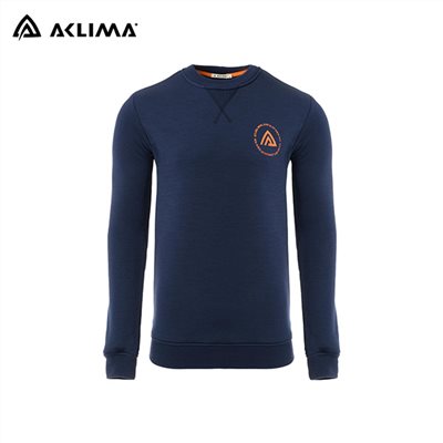 長毛象 -挪威[ACLIMA]FW Crewneck V2 M 男刷毛長袖上衣 / 寬版長袖羊毛衣 / 螺紋針織