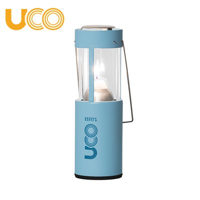 美國【UCO】Original Candle Lantern 蠟燭營燈 ( 冰川藍 ) / 霧面蠟燭燈 / 營燈