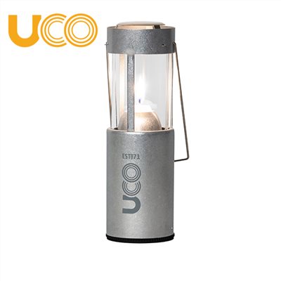 美國【UCO】Original Candle Lantern 蠟燭營燈 ( 銀 ) / 霧面蠟燭燈 / 營燈
