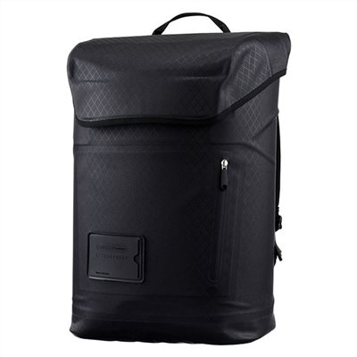 德國【ORTLIEB】Soulo Metrosphere 25L 防水背包 黑壓紋 / 磁扣式防水背包 25L / 休閒後背包 / 筆電背包