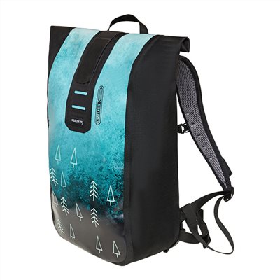 德國【ORTLIEB】Velocity Design 23L 防水背包 / 藍綠-黑森林 / 設計款郵差風造型防水背包