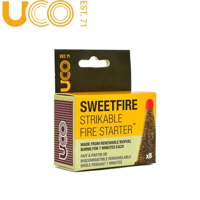 美國[UCO]SWEETFIRE STRIKEABLE 極堅固燃燒7分鐘錐形火種