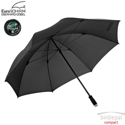 德國[EuroSCHIRM] 德國高級雨傘品牌 Birdiepal Compact / 經典高爾夫球傘(黑)