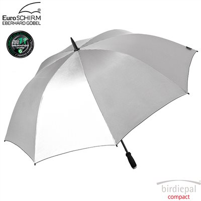 德國[EuroSCHIRM] 德國高級雨傘品牌 Birdiepal Compact / 經典高爾夫球傘(銀)