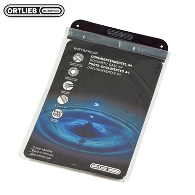 德國[ORTLIEB] Document Bag A4 透明防水文件袋 (德國製)