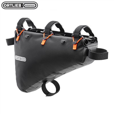 德國【ORTLIEB】Frame-Pack RC 4L 捲式防水下管袋 黑 德國製