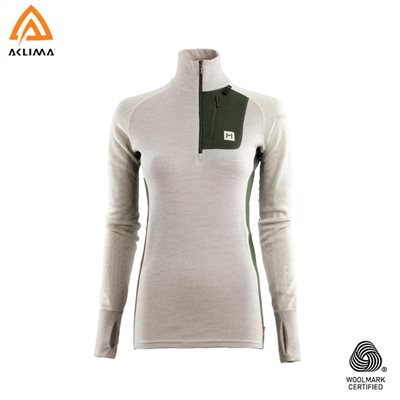 挪威[ACLIMA]Lars Monsen Femunden Polo W / 歐洲製拉爾斯蒙森．費蒙登女款美麗諾快乾羊毛Polo衫